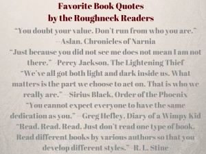 Favorite Book Quotesby the Roughneck Readers